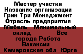 Мастер участка › Название организации ­ Грин Три Менеджмент › Отрасль предприятия ­ Мебель › Минимальный оклад ­ 60 000 - Все города Работа » Вакансии   . Кемеровская обл.,Юрга г.